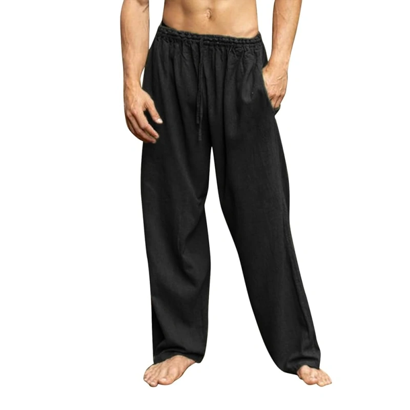 mens linen pajama bottoms