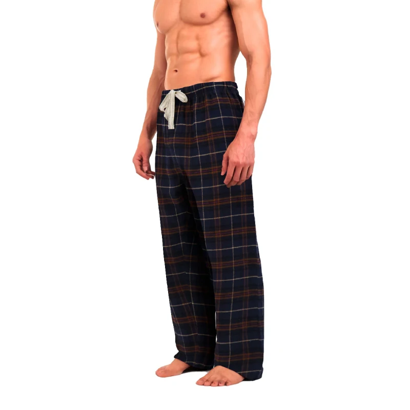 mens plaid pajama bottoms
