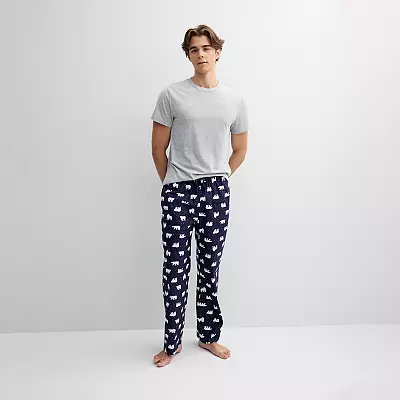 mens polar fleece pajamas