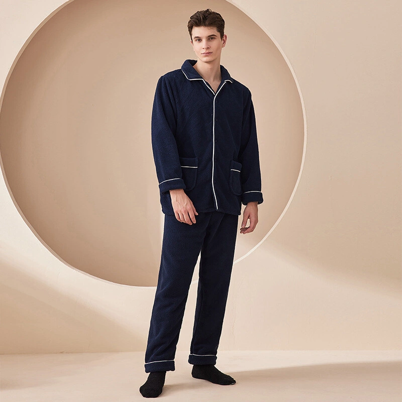 mens polyester pajamas