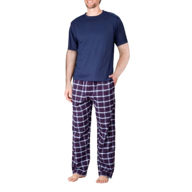 mens purple plaid pajama pants