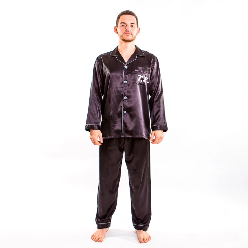 mens satin pajama set