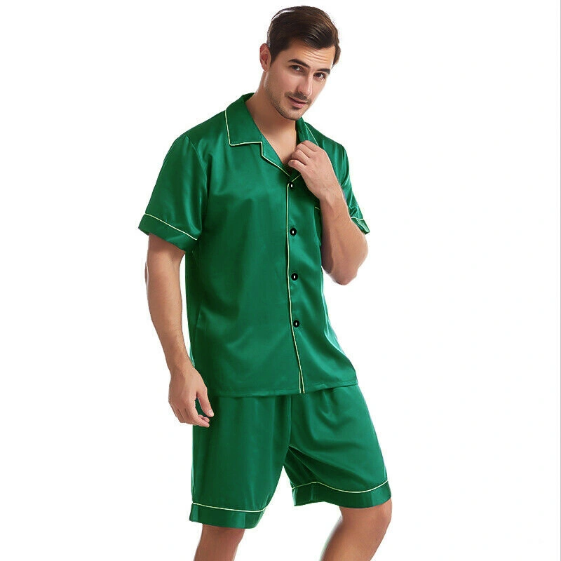 mens satin pajama shirt