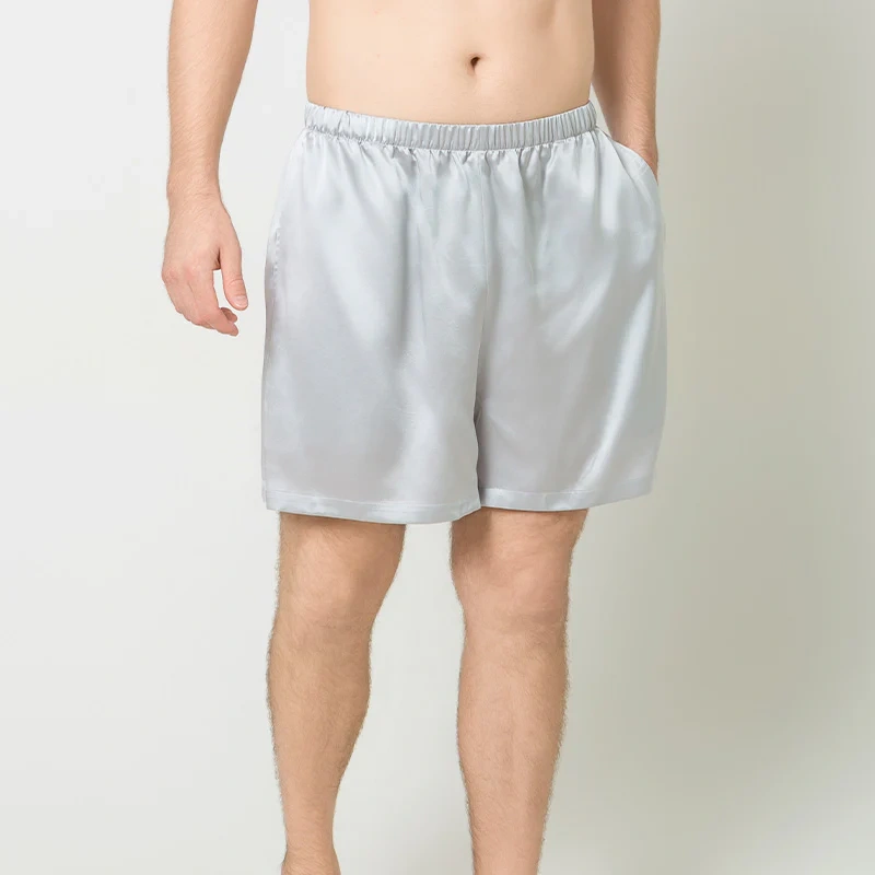 mens satin pajama shorts