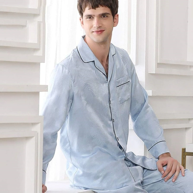 mens silk pajama shirt