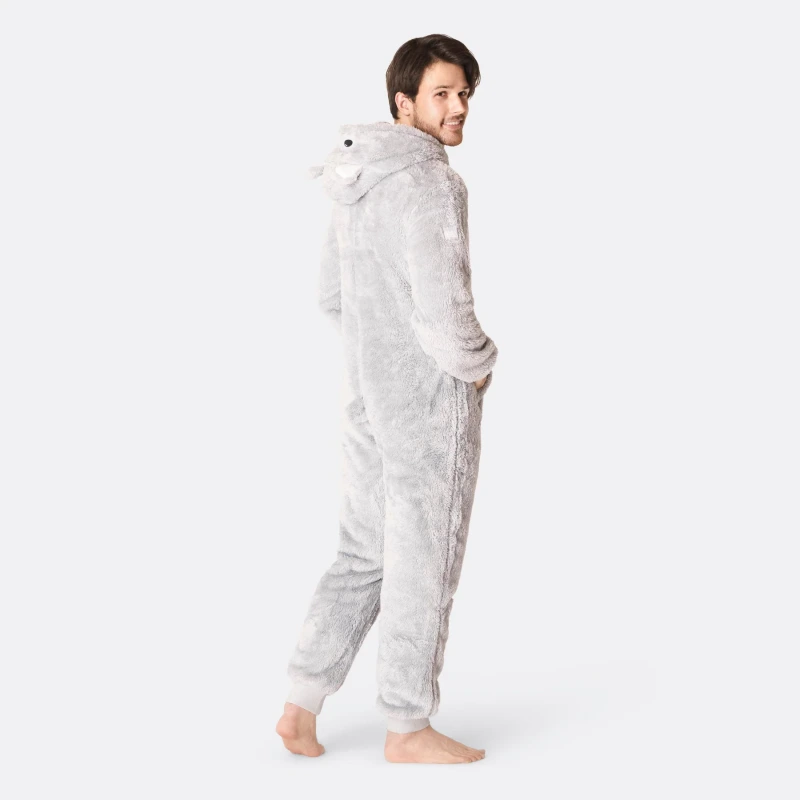 mens teddy bear fleece pyjamas