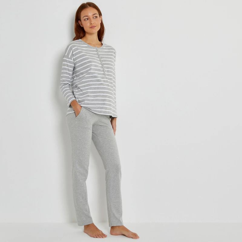 organic cotton nursing pajamas