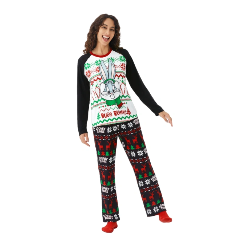 polyester christmas pajamas