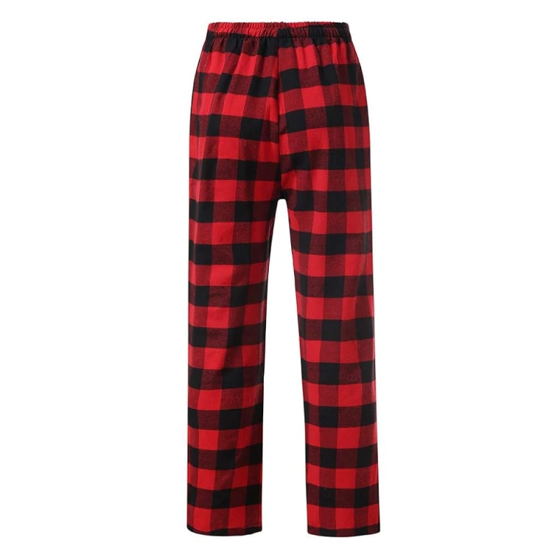 red buffalo plaid pajama pants