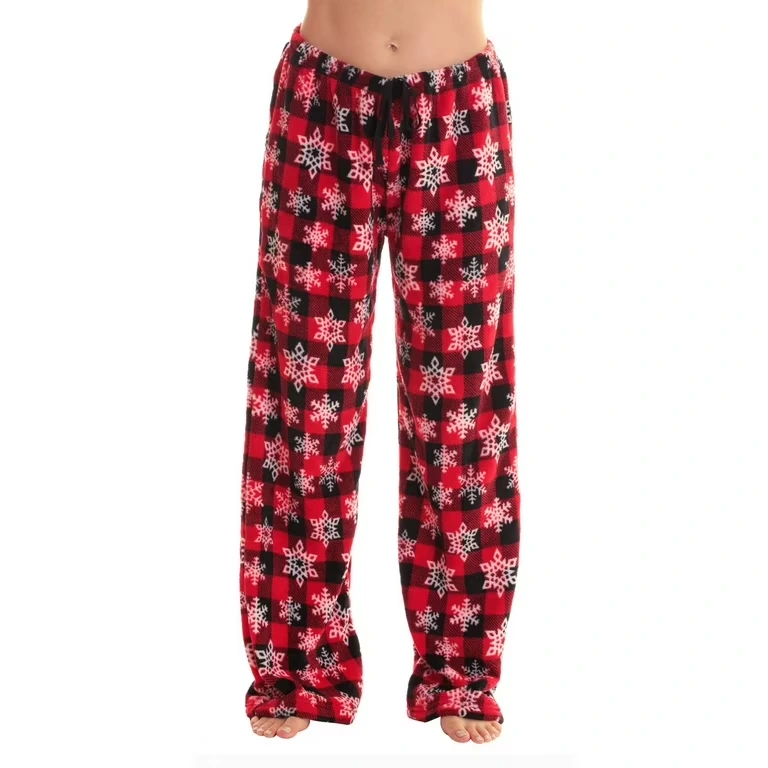red plaid christmas pajama pants