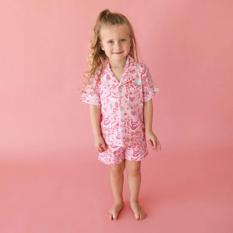 shorts pajamas toddler girl