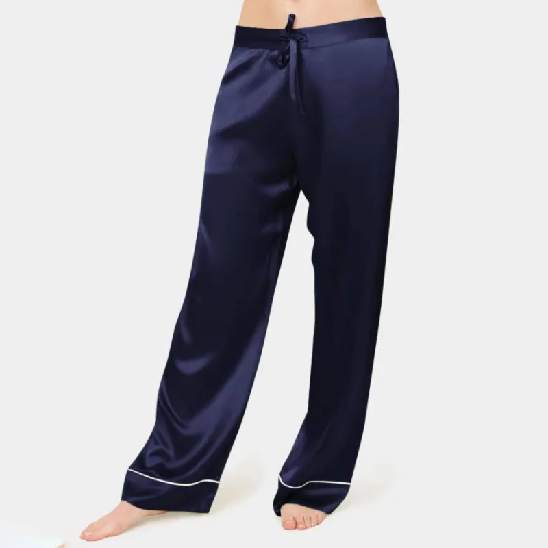 silk pajama pants womens