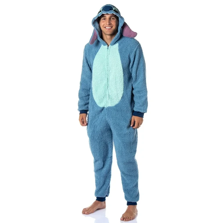 stitch hooded pajamas