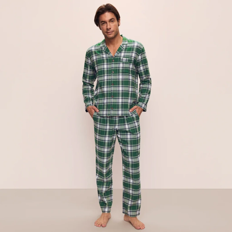 tall flannel pajamas for men