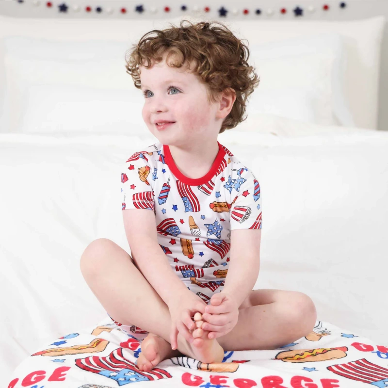 toddler boy 4th of july pajamas
