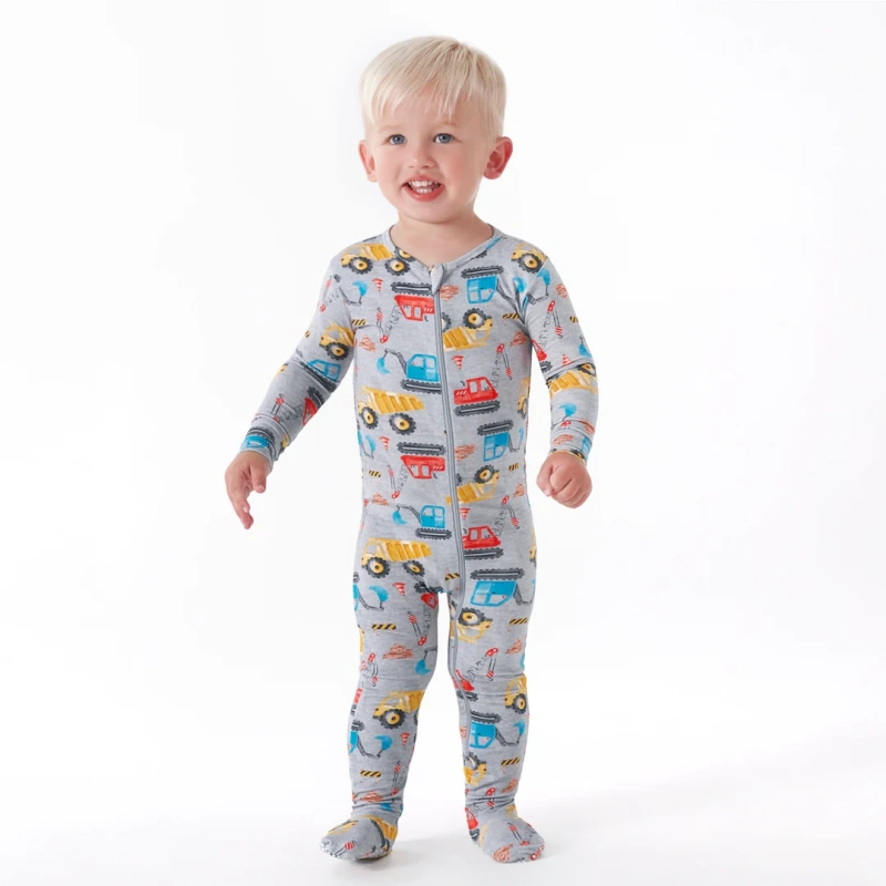 toddler boy footed pajamas