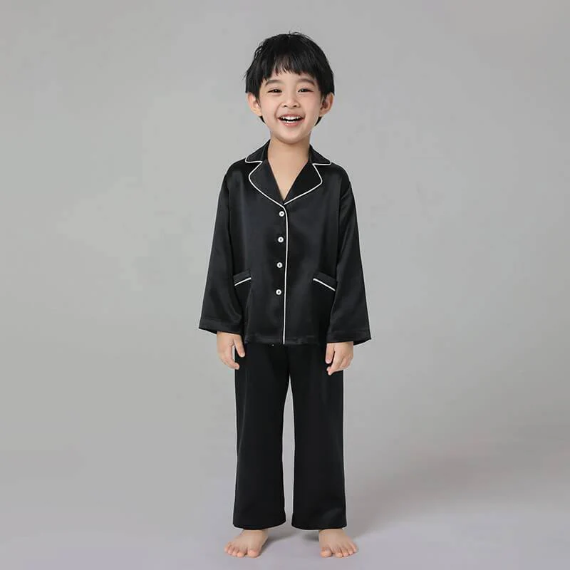 toddler boy silk pajamas