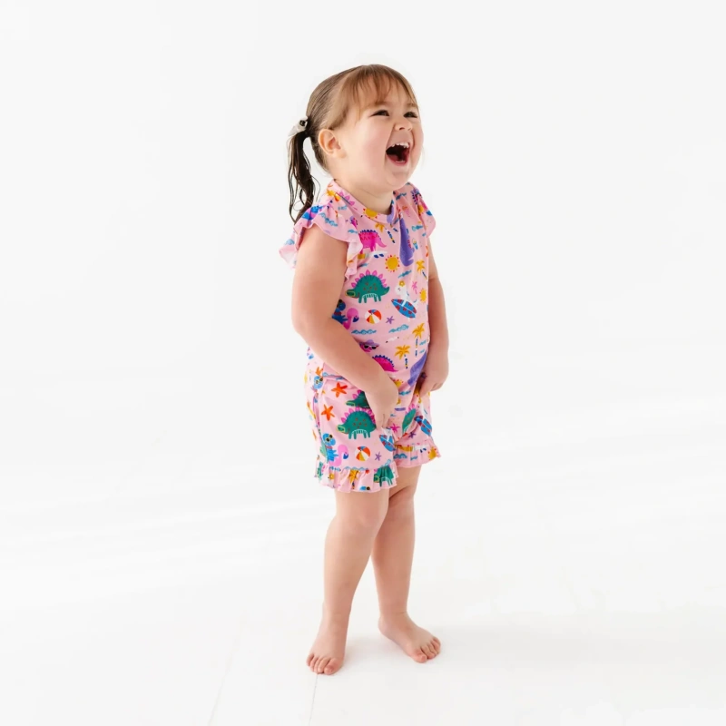 toddler girl dinosaur pajamas