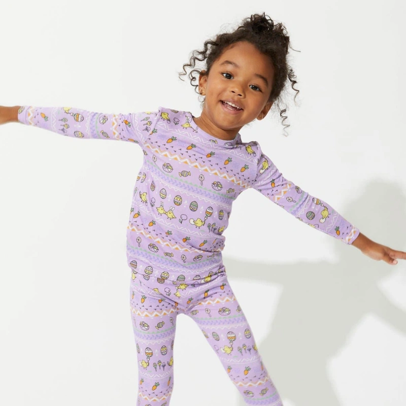 toddler girl easter pajamas