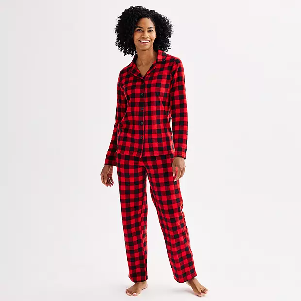 women's buffalo plaid pajamas