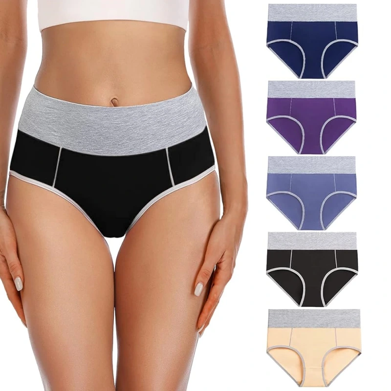 women's high waisted underwear set