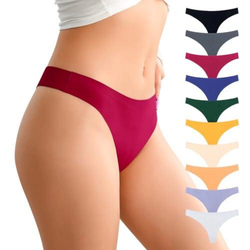 Culotte Bikini Femme Sans Couture Imprimé Pingouin - Confortable, Invisible Sous Les Vêtements