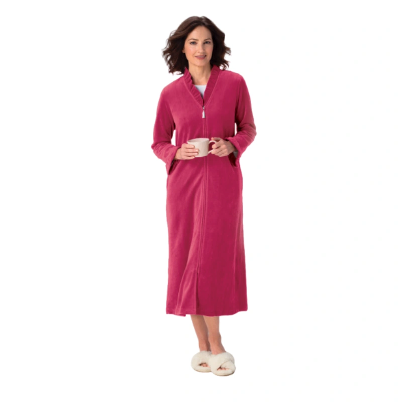 women's velour robe