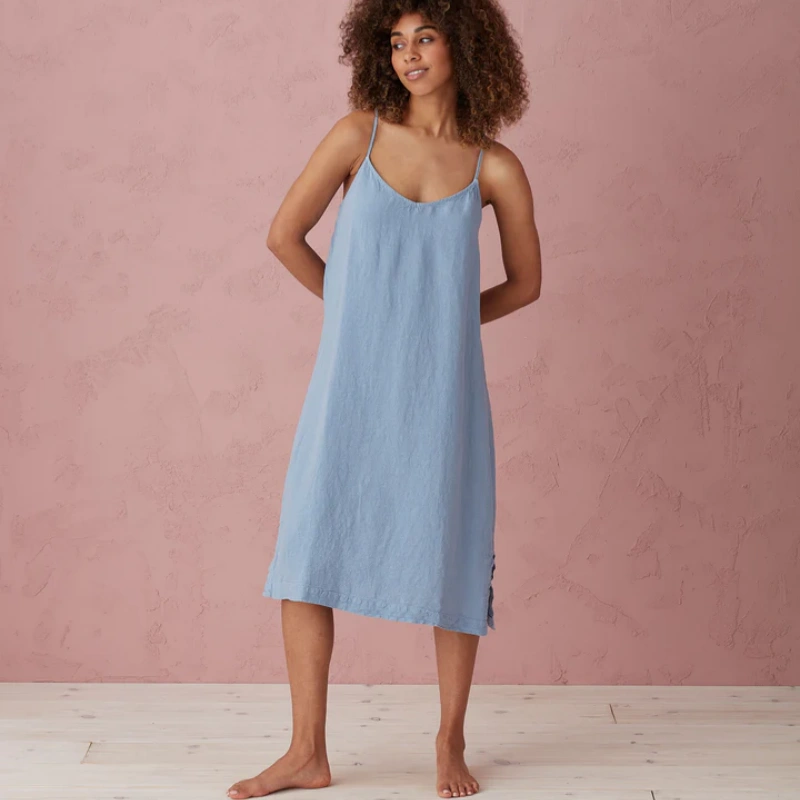 100 linen nightgown