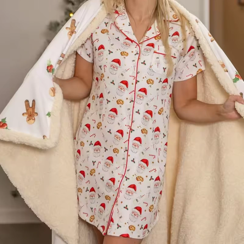 bamboo christmas nightgown