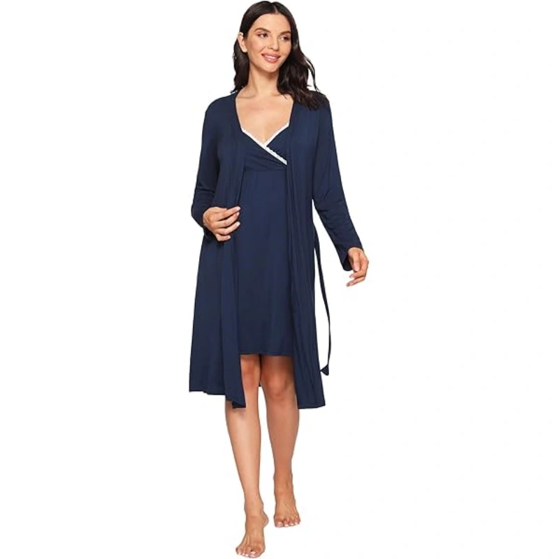 bamboo nightgown and robe