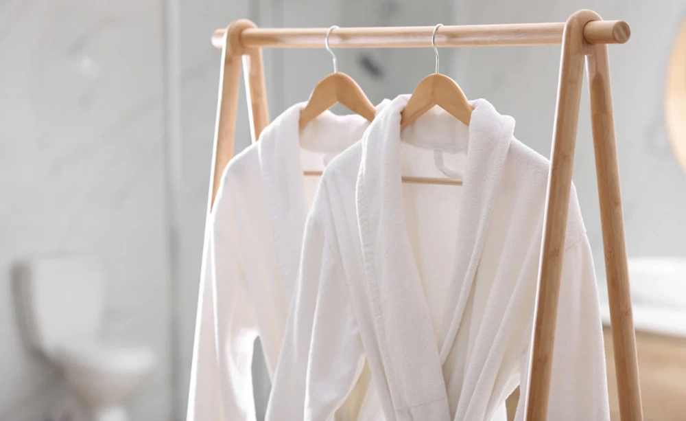 bathrobe care and washing frequency