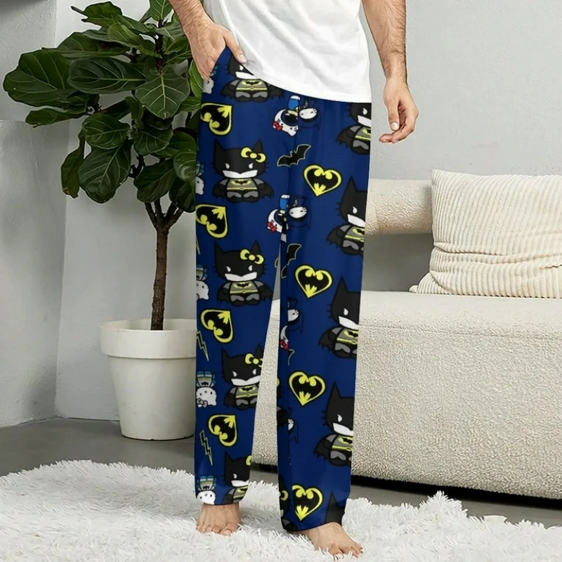 batman hello kitty pajama pants