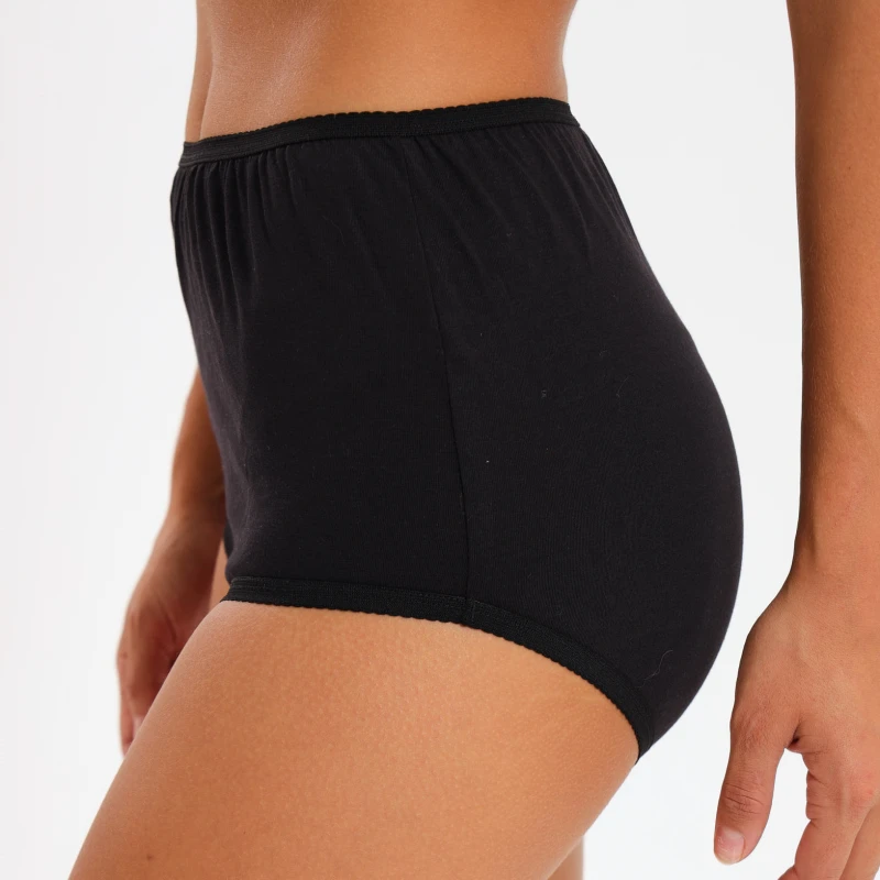 black granny panties