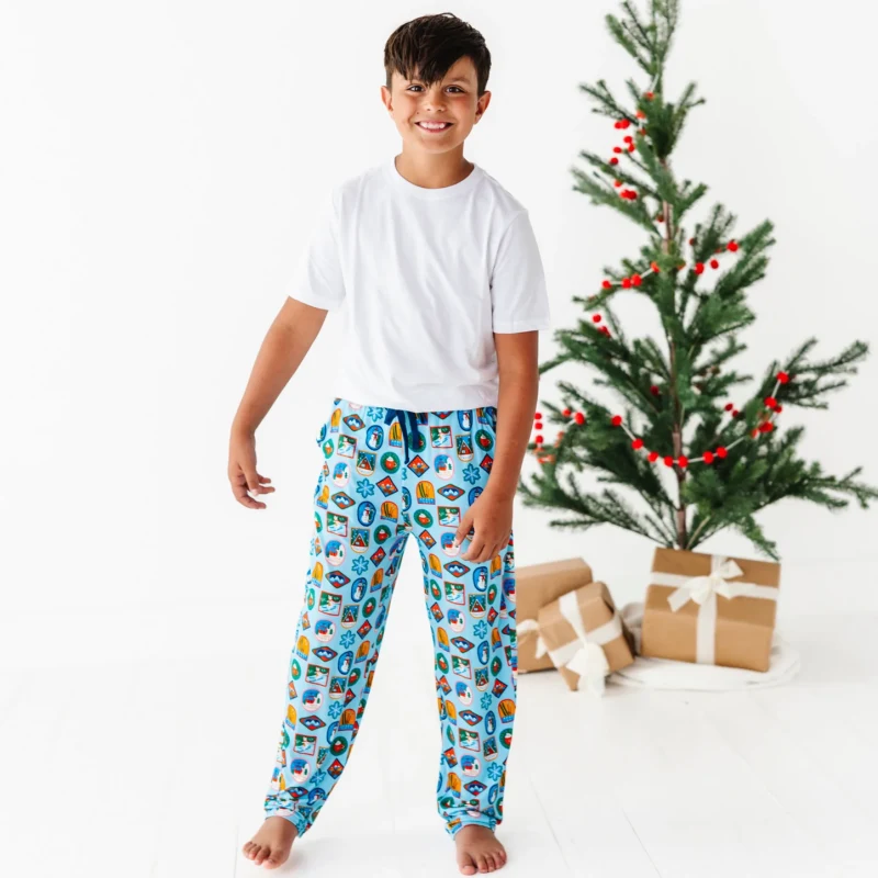 boys christmas pajama pants
