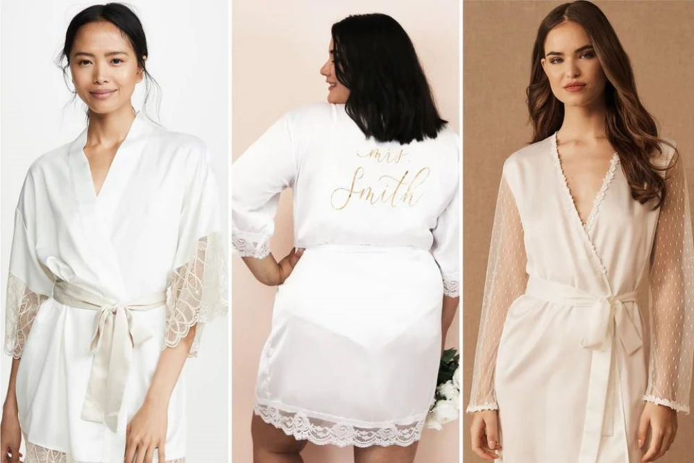 bridal robe undergarments