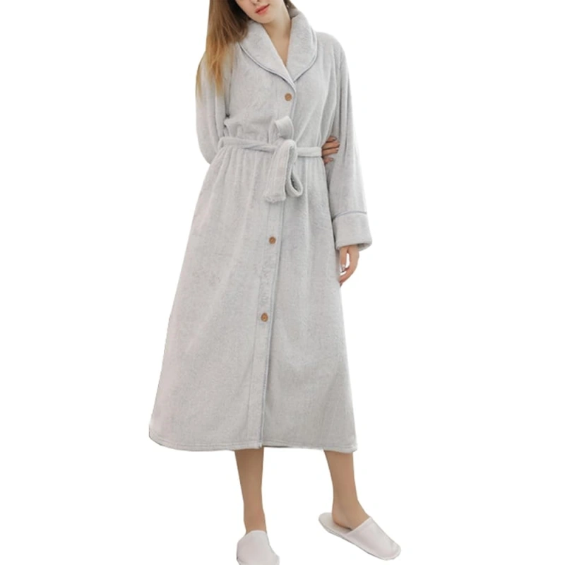 button up robes for women