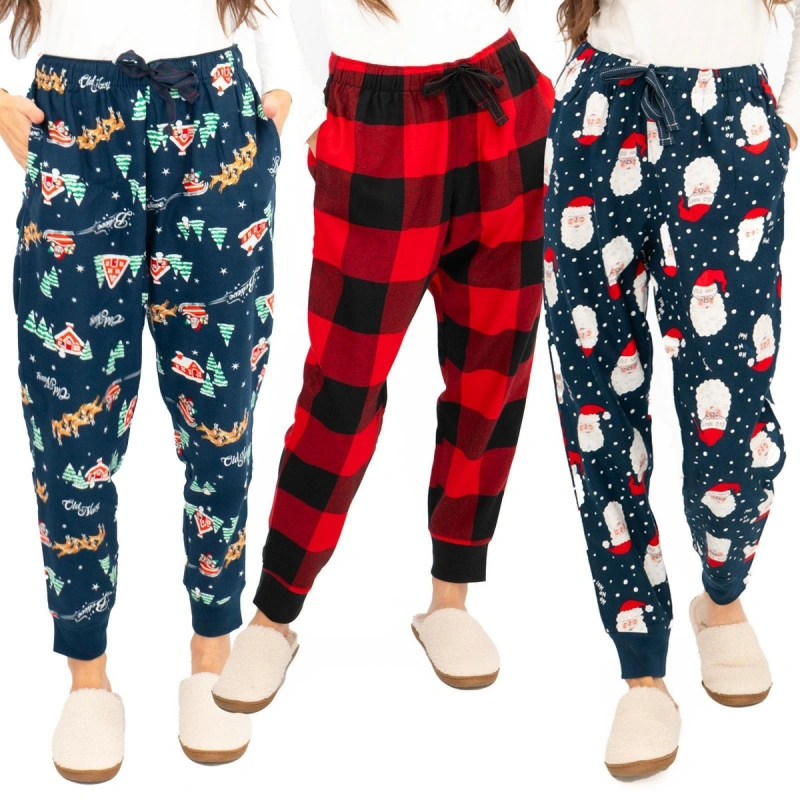christmas jogger pajama pants