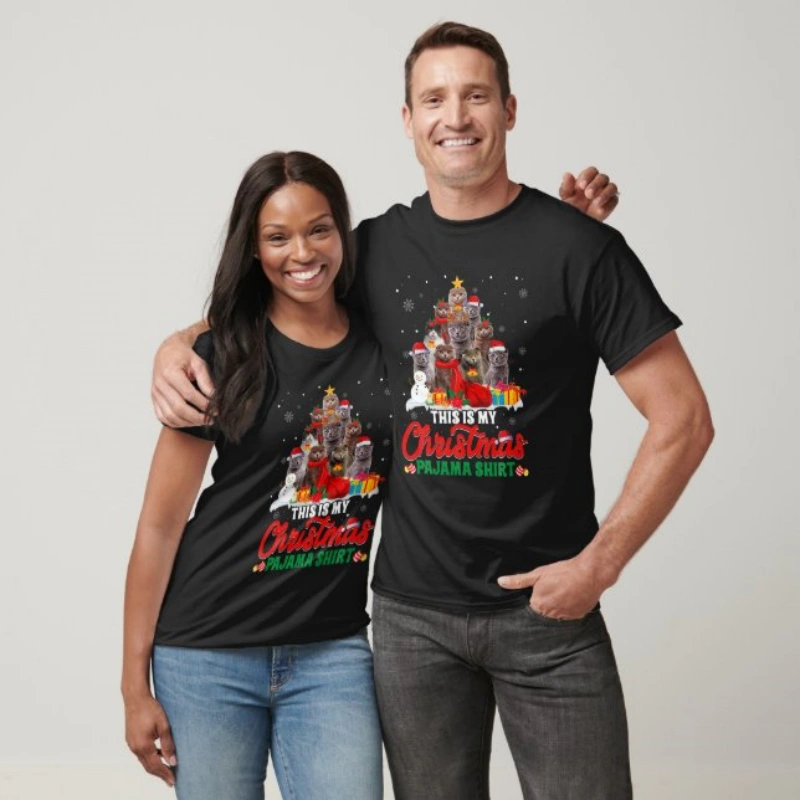 christmas pajama t shirts