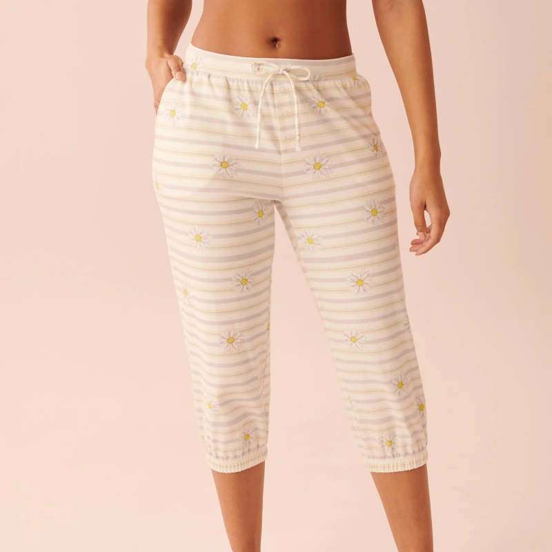 cotton capri pajama pants