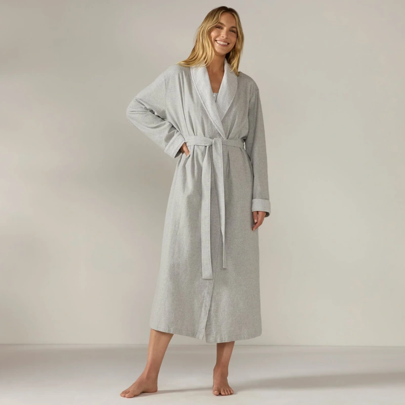 cotton flannel robe