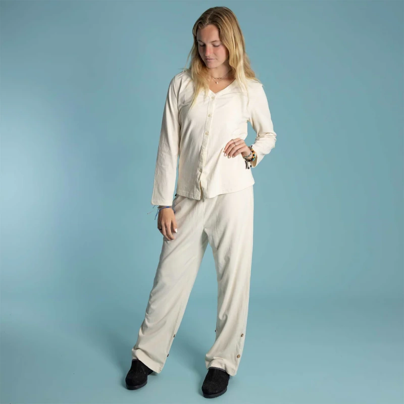 cotton knit pajama pants