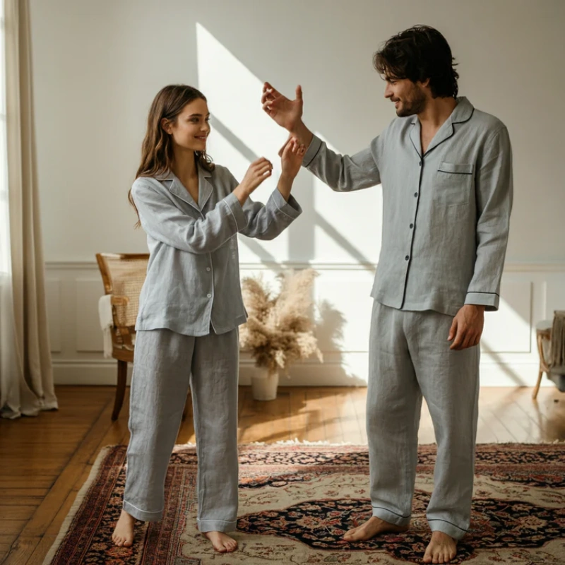 cotton or linen pajamas