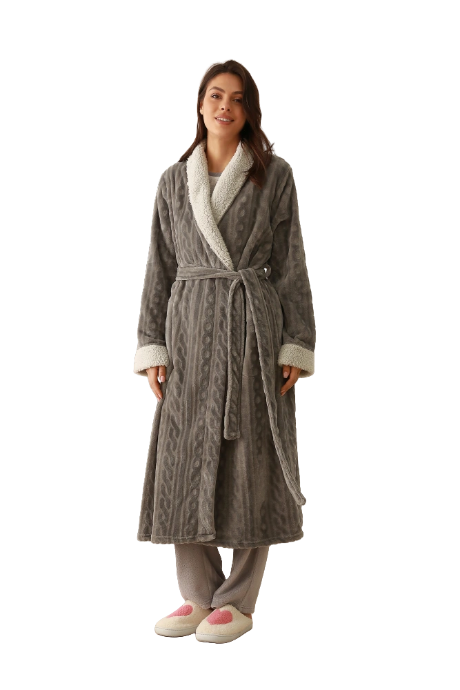 flannel robe