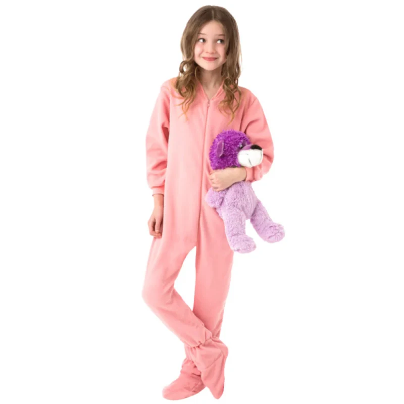 fleece footed pajamas