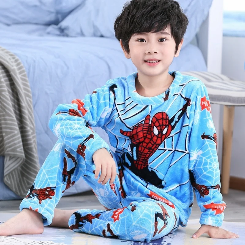 fleece spiderman pajamas