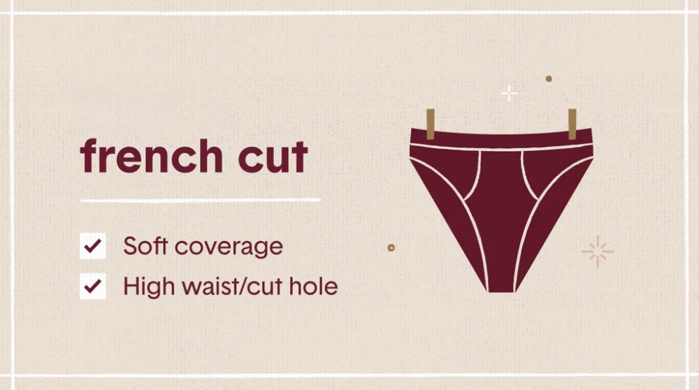 french cut underwear features