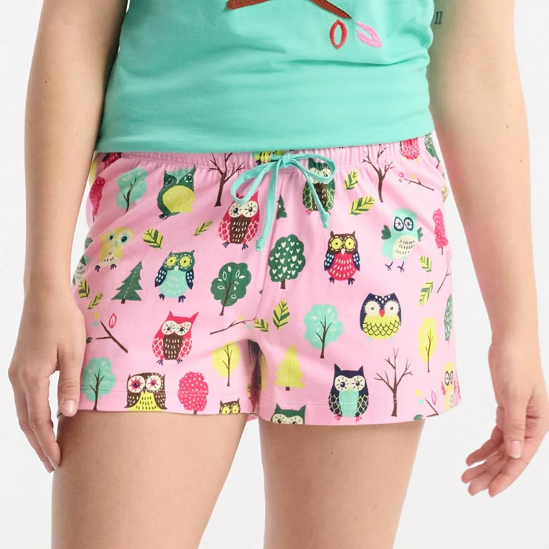 girls cotton pajama shorts