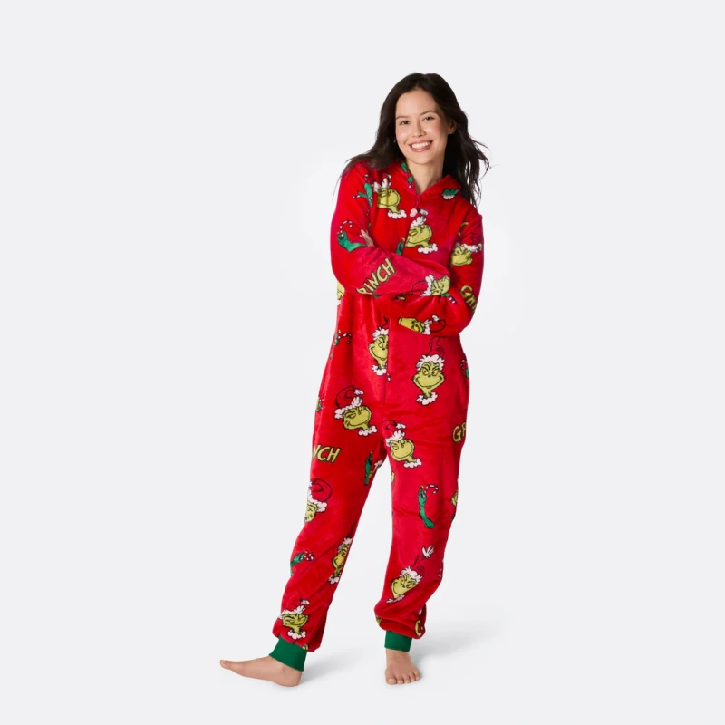 grinch christmas pajamas onesie
