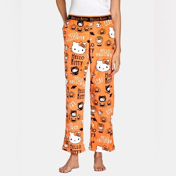 hello kitty halloween pajama pants