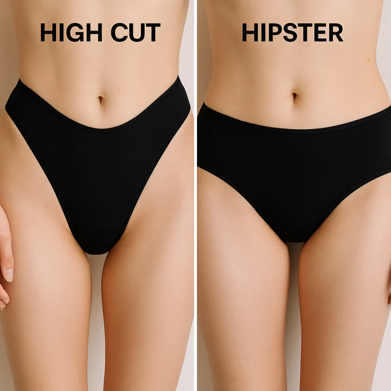 high cut vs hipster panties
